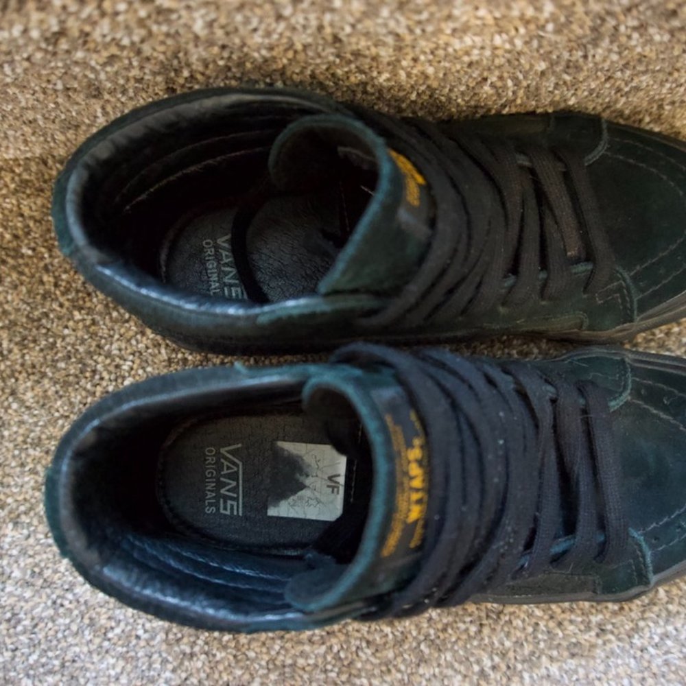 VANS VAULT OG Sk8-Hi LX WTAPS Black LE size 5.5 - Picture 6 of 7